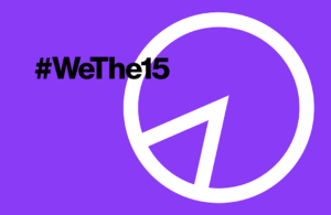 Logo der Bewegung #WeThe15 für Menschen mit Behinderungen